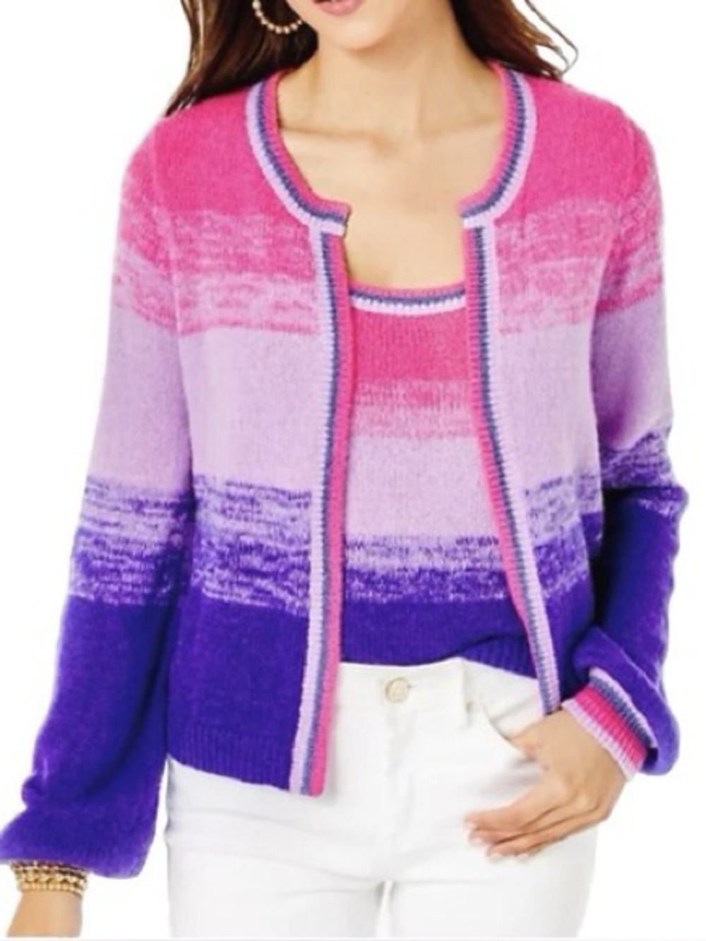 LILLY PULITZER
Tessalyn Sweater Set in Cabochon Purple - Size XL